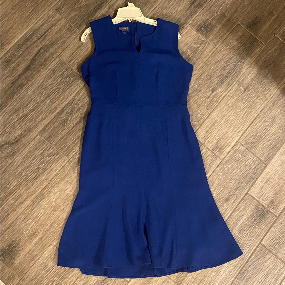 Pendleton Cobalt Blue Sleeveless Midi Dress Size 8